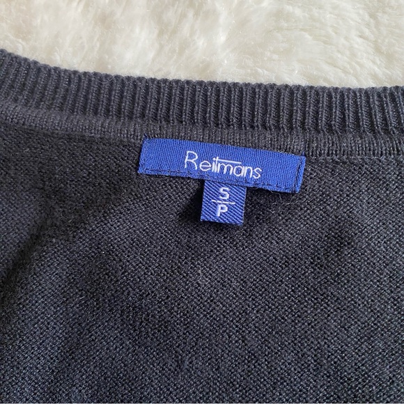 Reitmans Argyle Sweater Vest - Black & Grey - Picture 5 of 8